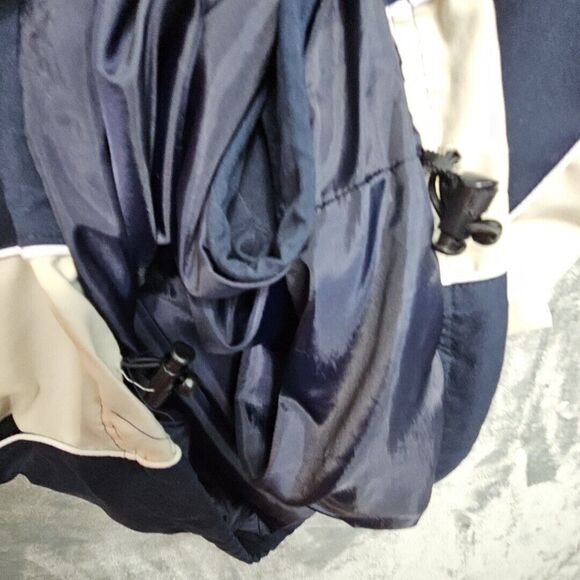 Callaway Men's XL Golf Sport Outerwear Pullover Windbreaker Shirt Blue Beige - Picture 14 of 16